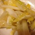 ノッケオ's cooksnap of when they made ラーパーツァイ★ピリ辛白菜軸の甘酢漬け.