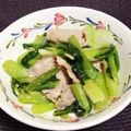 mintpino's cooksnap of when they made ごはんが進む！豚と小松菜のにんにく炒め.