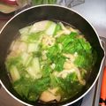 キラキラ0604's cooksnap of when they made 白菜と餃子と厚揚げの簡単手抜きスープ鍋.