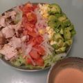 pomponn's cooksnap of when they made 本格アメリカ彩りコブサラダ♪.