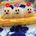 whitebear's cooksnap of when they made 大根おろしアート☆にわとりさん.