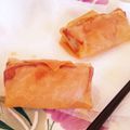 クックPB5WVW☆'s cooksnap of when they made トマトとモッツァレラチーズの春巻き.