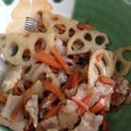 ちさっくま！'s cooksnap of when they made 蓮根のきんぴら.