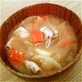 maki0827's cooksnap of when they made 具沢山！我が家の美味しい✧とん汁✧.