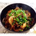 なゆほ's cooksnap of when they made 簡単！基本の豚キムチ丼.