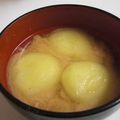 ナチクマ's cooksnap of when they made 味噌汁ｉｎいももち.
