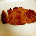 まきまっこ's cooksnap of when they made 話題入り♪とんかつ用のお肉で豚味噌焼き♪.