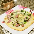 るるおか's cooksnap of when they made 朝食に☆焼き卵とブロッコリーの惣菜ピザ.