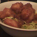 ☆ゆこ's cooksnap of when they made いつもの唐揚げもこれで美味しい丼に.