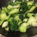 はっしーまま's cooksnap of when they made ♪青梗菜とほうれん草のごま油いため2♪.