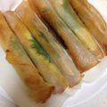 yummy?'s cooksnap of when they made お魚ソーセージのスティック春巻き.