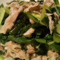 Ｋ．ｈｉｒｏ's cooksnap of when they made 豚と小松菜とわかめの煮物.
