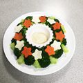 オズのオズマ姫's cooksnap of when they made クリスマスに♪ブロッコリーのリースサラダ.