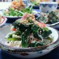 ｸﾏﾘｴ's cooksnap of when they made 小松菜とカニカマの炒め白和え.