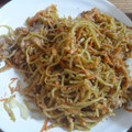 エイト93's cooksnap of when they made 卵でまろやか☆人参しりしり焼きそば.