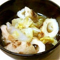 catch000's cooksnap of when they made ちくわと白菜の煮物.