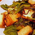 なんしむ's cooksnap of when they made 厚揚げと小松菜の塩昆布炒め.