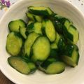 smileあろは's cooksnap of when they made 簡単 きゅうりの浅漬け BBQにも◎.