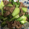 ポメちょん's cooksnap of when they made 【簡単】牛肉とチンゲン菜炒め.