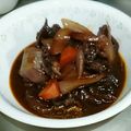 ぽっぷむ's cooksnap of when they made 牛すじのとろける赤ワイン煮込み～.