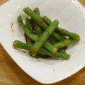 反省堂書店（のぐち）'s cooksnap of when they made インゲンの生姜醤油和え☆.