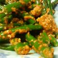 たい3's cooksnap of when they made いんげんのコチュ・マヨ・胡麻和え.