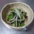 がにちゃん's cooksnap of when they made 小松菜ともやしの酢醤油和え.