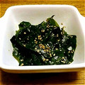 sakichi☆'s cooksnap of when they made 簡単一品♪　ワカメの「ごま油＆塩」炒め.