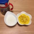♡りっくんママ♡'s cooksnap of when they made 離乳食 かぶとかぼちゃの豆腐そぼろあん.