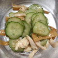 kohirochan's cooksnap of when they made おつまみ、おかずにささみとメンマの和え物.