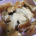 MManzsimsc's cooksnap of when they made 揚げパンの耳withきな粉.