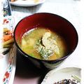 ＴＯＭＯＷＡＴ's cooksnap of when they made セロリの胡麻みそ汁.