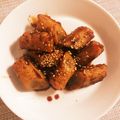 さおリーヌ★'s cooksnap of when they made ごぼう天のにんにく(しょうが)絡め焼き.