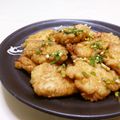 赤い電話's cooksnap of when they made 豆腐の中華風ナゲット♪ネギたれかけ♪.