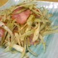 ぽんぷー's cooksnap of when they made ピリッ♪ベーコンとゴボウ炒め.