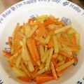 ひろむず's cooksnap of when they made じゃが芋と人参のキンピラ.