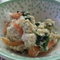youich's cooksnap of when they made ピーナッツ和えの素で白和え.