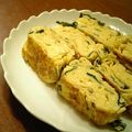 umizarusuki's cooksnap of when they made ✿ほんのり酒風味❀ワカメ入り✿玉子焼き.