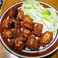 ぐうちょきるりこ's cooksnap of when they made 白玉粉でサクッ！ふわふわ！ムネ肉の唐揚げ.