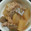 ayusu's cooksnap of when they made 大根と豚バラ＊ピリ辛炒め＊ 味噌味.