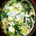 けぃこ。だぃご's cooksnap of when they made 簡単！丸ごと卵のみそ中華スープ.
