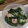 ひろカ's cooksnap of when they made ■糖質制限■ほうれん草えび簡単マヨサラダ.