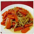 たゆか（新米）'s cooksnap of when they made 豚と人参ともやしの炒め物♪ご飯が進む！.