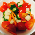 みるみっくす☆'s cooksnap of when they made 超簡単オクラとミニトマトの和風マリネ。.