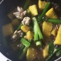 から揚げ命's cooksnap of when they made 鶏肉とさつまいもの煮物.