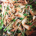 ameaco's cooksnap of when they made 簡単おつまみ♪ささみのキムチかいわれ和え.