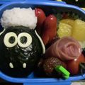 sayuriaya's cooksnap of when they made ◎ひつじのショーン　キャラ弁◎.