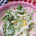 かおり0725's cooksnap of when they made 大根と水菜の柚子胡椒マヨサラダ.