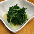 りお♪'s cooksnap of when they made 冷蔵庫整理!ニラのおひたし.