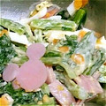 みぃこm's cooksnap of when they made 簡単美味しい♪菜の花のゆで卵マヨサラダ.
